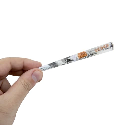 100 Dollar Pre-Rolled Cones - King Size - 50 Cones - Paperboard Packaging - Plastic-Free Storage